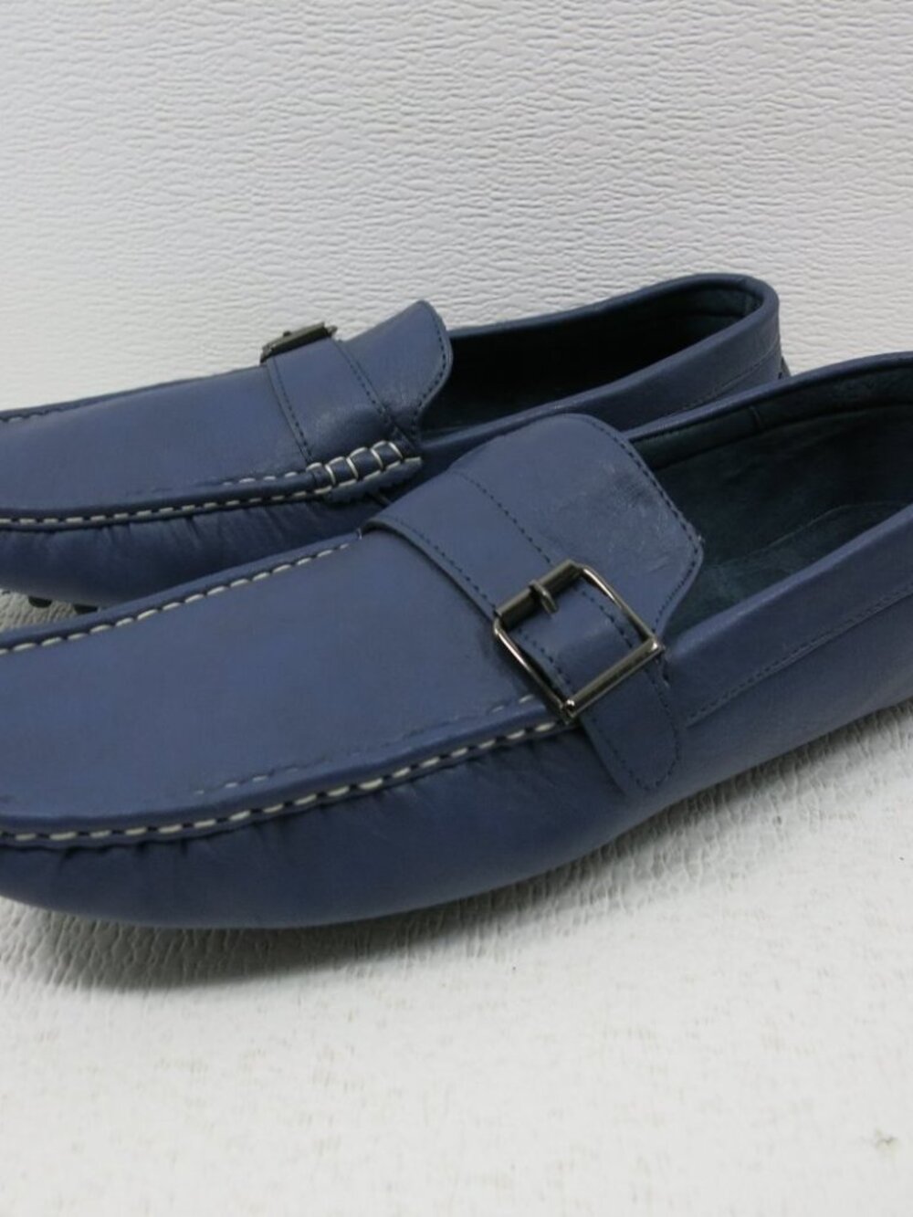 Joseph Abboud Daniel Strap Leather Driver Moccasins Dress Shoes Footwear Sz 13